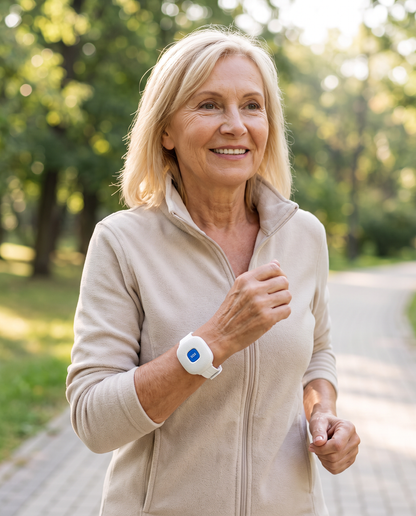 SOS Wristband with Alarm and Family Alert
