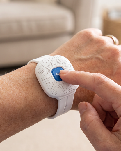 SOS Wristband with Alarm and Family Alert